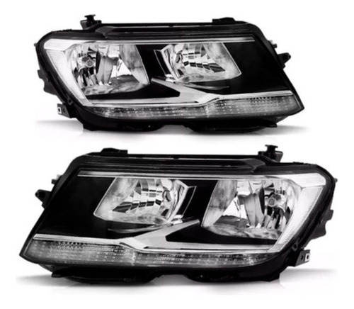 Par Farol Elétrico Tiguan 2017 18 19 20 2021 C/ Motor C/ Le