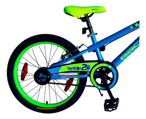 Bicicleta Para Niño Baccio Bambino Rodado 20 Blue