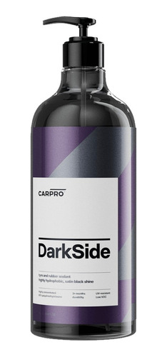 Darkside Alto Brillo Llanta Goma Larga Duracion 1 Lt Color Negro