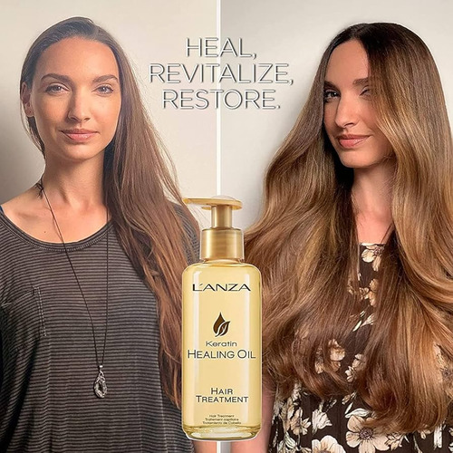 Kit L'anza Keratin Healing Oil Shampoo E Oil Tratament