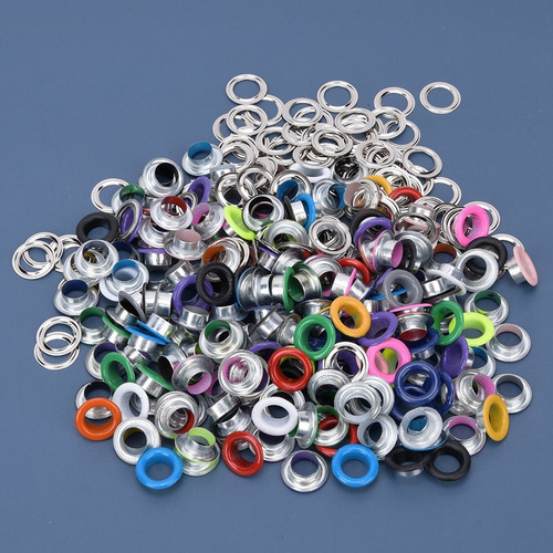 Corn Eyelet 200pcs Hierro Colorido Ojal Metal Bolsa .
