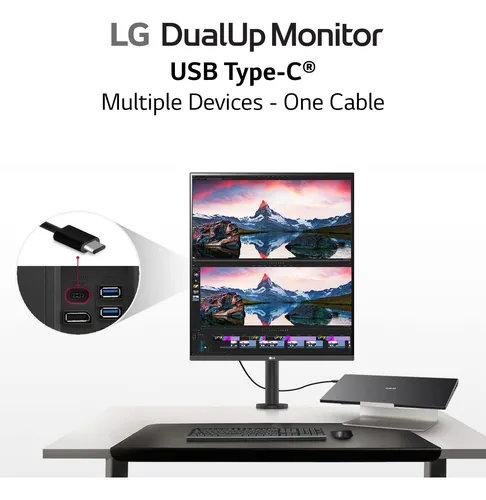 Monitor LG 28mq780-b 28 Sdqhd Nano Ips Ergo Negro