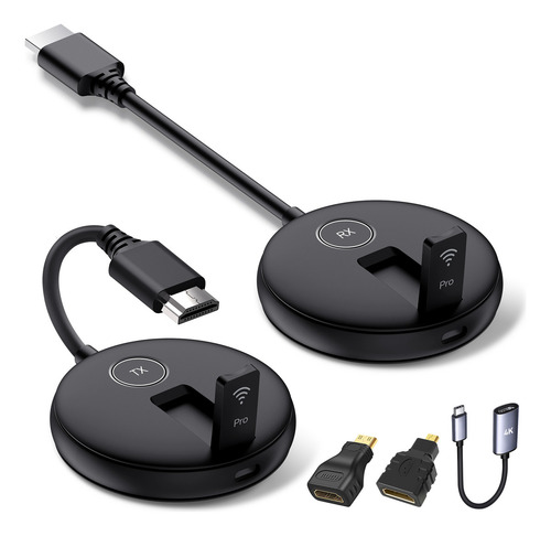 Transmisor Y Receptor Hdmi Inalámbrico, Transmisión Estable A Través De Paredes, Hasta 50 Metros, 1080p Hd Sin Retraso, Adaptador De Juego Compatible Con Proyectores, Televisores, Cámaras, Etc.