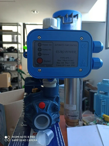 Imagen 2 de 6 de Combo Bomba Pedrollo 1/2 Hp Y Press Control Europower Dps-1