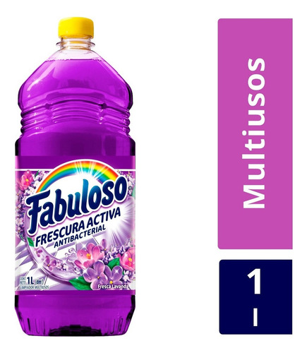 Limpiador Fabuloso Antibacterial lavanda líquido 1l