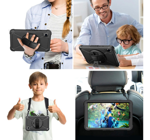 Capa Ztotopcases Para Samsung Galaxy Tab A9 8.7 2023 Preta