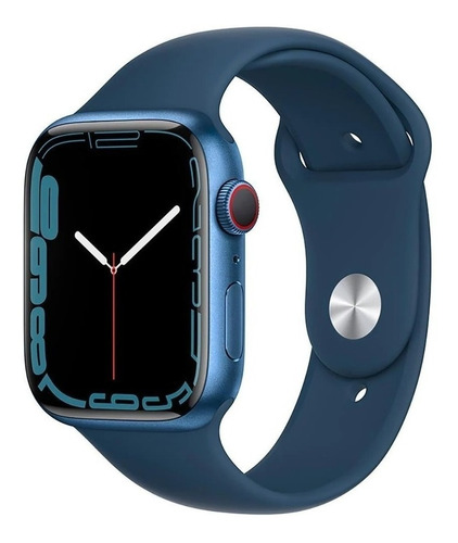 Smartwatch Smartlance w27 PRO 2022 W27 PRO Pro 175" caixa 44mm de  metal  azul, pulseira  azul