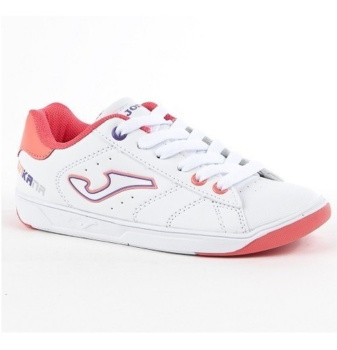 Tenis Escolar Bco/rosa Niña Joma Ginkana Jr 713 Envío Gratis