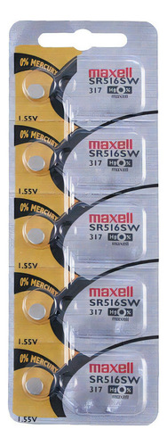 Pilha 317 Sr516sw 1,5v Maxell C/5 Un