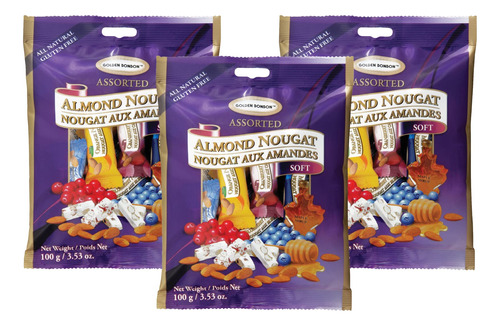 Golden Bonbon Caramelos Italianos Surtidos De Turron De Alme