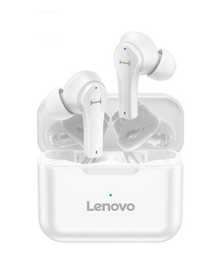 Audifono Bluetooth Lenovo Tws Qt82 Blanco