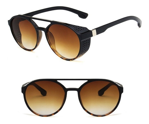 Lentes De Sol Uv400 Caballero Moda Tendencia Marco Grande