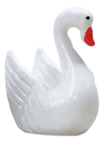 2 Bonito Adorno Para Tarta Con Estatua De Cisne, Feliz