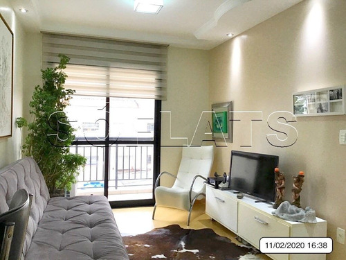 Imagem 3 de 15 de Flat Em Moema Para Locação, Prox Ao Shopping Ibirapuera Mobiliado Com Serviços. Sem Fiador. - Sf31875