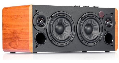 Parlante con Bluetooth Edifier D12 70w Rms Control Remoto Color Madera