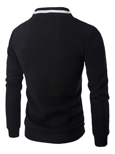 Sudadera Con Capucha Moderna Con Cuello Alto Y Cremallera En