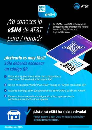 E Sim At&t Mexico