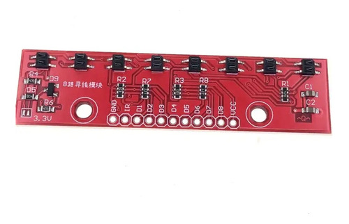 Electrokit Sensor Infrarrojo Seguidor Linea 8 Canale Arduino