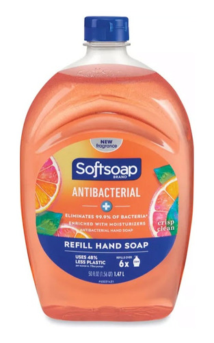 Softsoap Jabón Antibacterial Para Manos - 3.79l