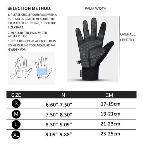 Guantes Impermeables Transpirables Para Pantalla Táctil