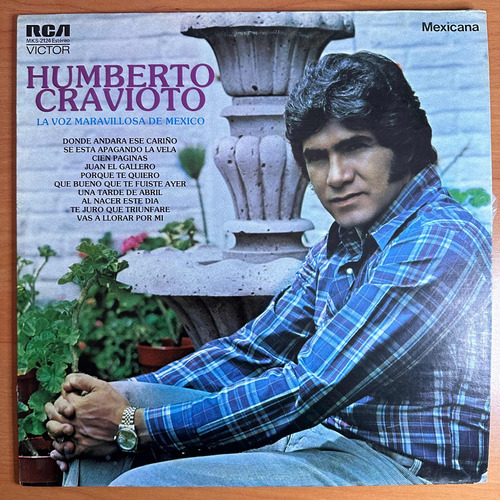 Disco Lp Himberto Cravioto La Voz Maravillosa Autografiado