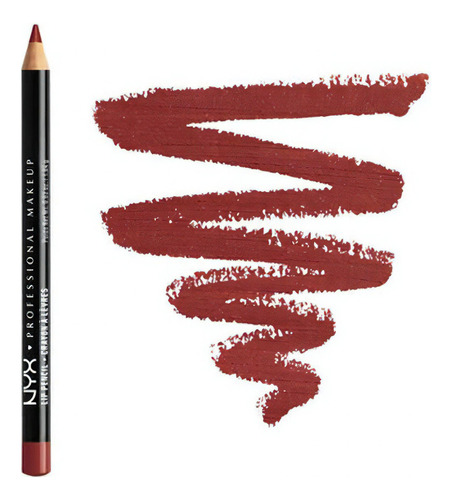 Nyx Slim Lip Pencil Lápis Delineador Boca - Lindas Cores Cor Spl801 Auburn