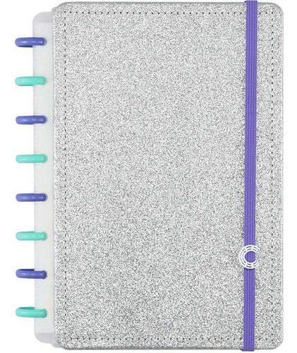 Caderno Inteligente A5 Lets Glitter Silver 2.0