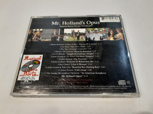 Mr. Holland's Opus, Banda De Sonido Cd 1995 Made In Usa Mint (Usado)