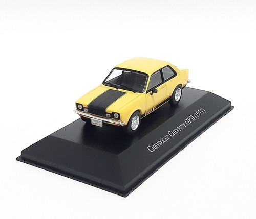 Miniatura Chevette Gpll 1977 Carros Inesquecíveis 1/43 Ixo Cor Amarelo