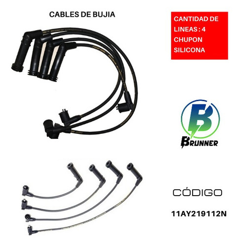 Cables De Bujias Saipa Turpial 1.3 2008-2015