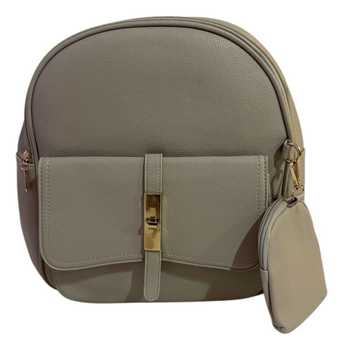 Mochila Urbana Irun Para Mujer Estilo Comodidad Beige