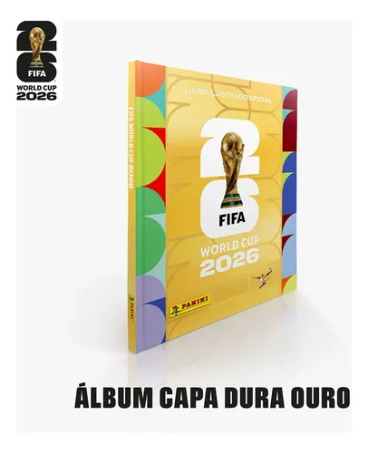 Álbum Copa 2026 Capa Dura — Edição Ouro