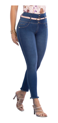 Jeans Campanita T&t: Auténtico Jeans Azul Push Up