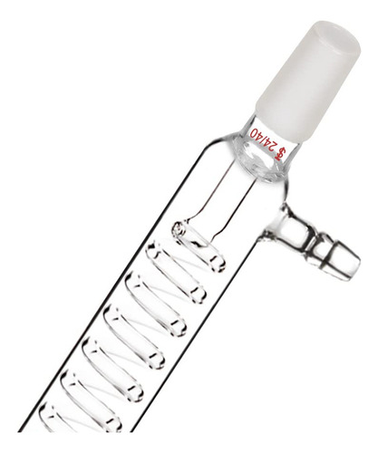 Condensador De Vidrio Borosilicato Con Revestimiento 24/40 D