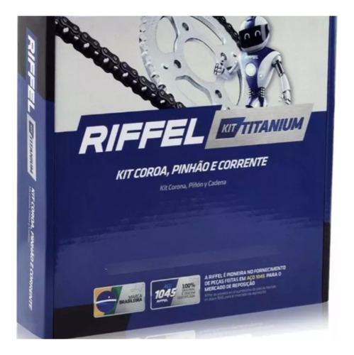 Kit Transmision Y-ys 250 15/46 428x136 Riffel - Bondio