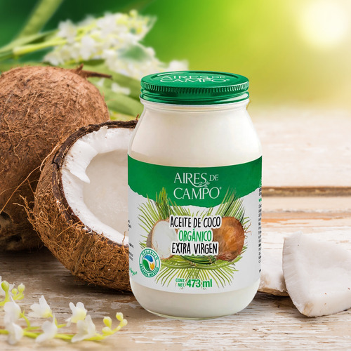 Aceite Aires De Campo Coco Orgánico 473ml