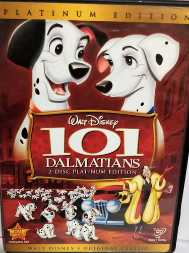 101 Dalmatians Walt Disney Platinium Edition Import Movie R1