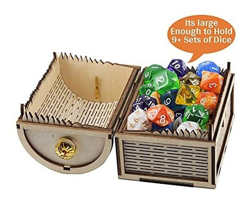 Dado Juego Dnd Mimic Chest Box Caja De Almacenamiento De Dad