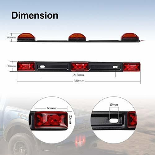 Imagen 3 de 7 de Partsam Camion Trailer Kits De Luz Led Sumergible 2 X Cuadra