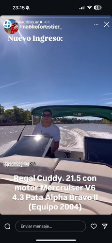 Regal Cuddy 2150 Con Motor Mercruiser V6 4.3 220hp
