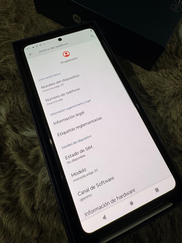 Motorola Moto Edge 20 128 Gb Negro 6 Gb Ram. Libre Gris Oscuro (Usado)