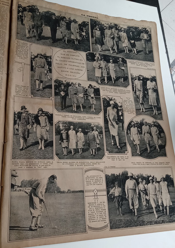 Suplemento La Prensa Año 1928 Remo Atletismo Equitación (Usado)