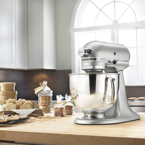 Batidora Kitchenaid 4,8 Lts Silver Rksm150psrcu Frecuencia 50 Hz x 60 Hz
