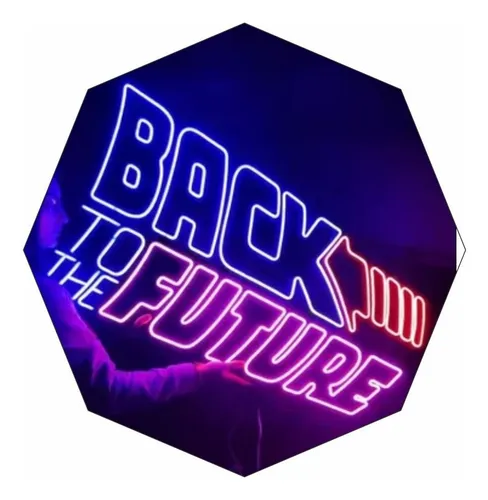 Cartel Volver Al Futuro/ Back To The Future/ Neón Led/ Deco
