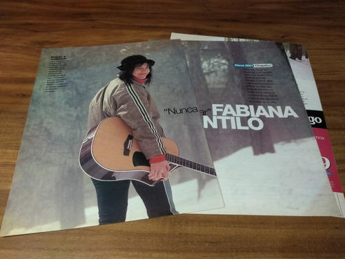 (ar227) Fabiana Cantilo * Clippings Revista 3 Pgs * 2001