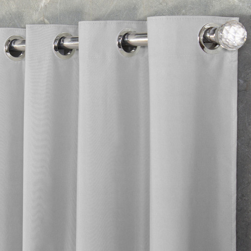 Cortina Blackout 100% Em Tecido + Pvc 3,00m X 2,70m Branco