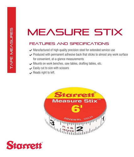 Mide Stix Acero Alta Precisión 6 Pies S1 Estilo