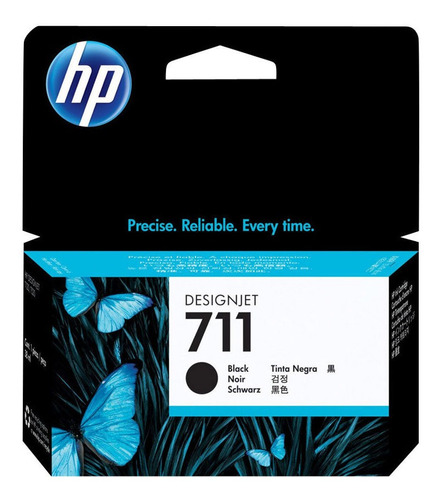 Cartucho De Tinta Hp 711 Negro T100