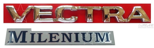 Emblemas Vectra Milenium - 2000 À 2002 - Modelo Original