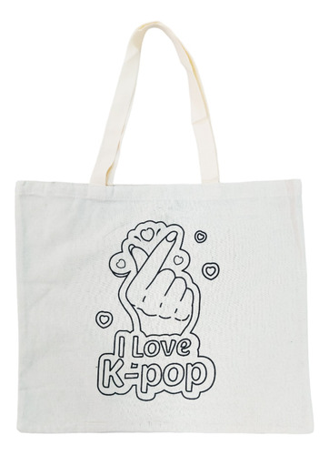 Bolsa Ecológica /ecobag/   I Love K-pop